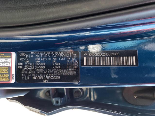 KNDCB3LC2H5059399 KIA NIRO FE