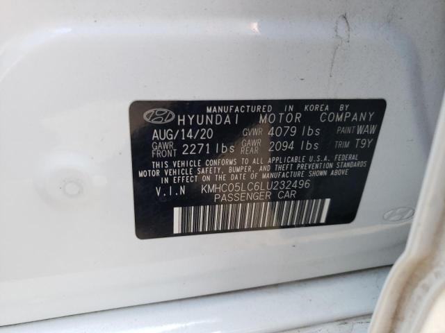 KMHC05LC6LU232496 Hyundai Ioniq Limited