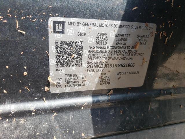 3GNKBJRS1KS631906 Chevrolet BLAZER RS