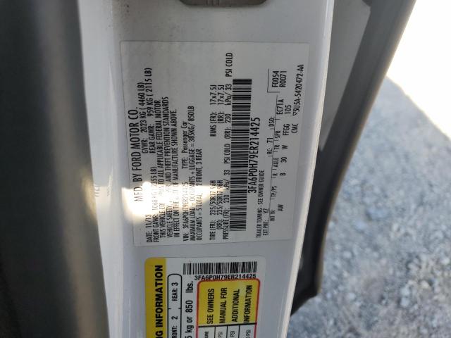 3FA6P0H79ER214425 Ford FUSION SE