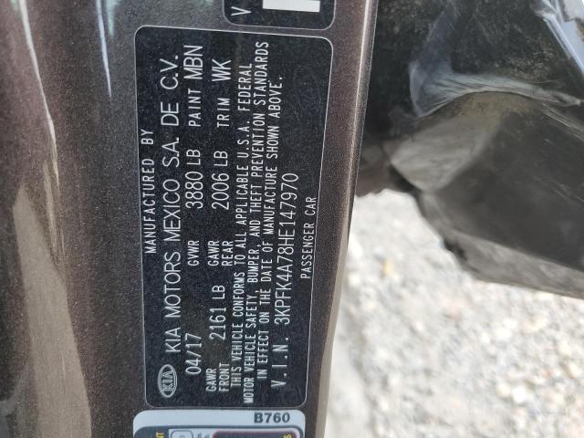 3KPFK4A78HE147970 KIA FORTE LX