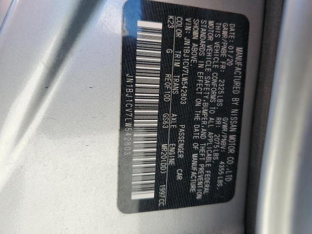 JN1BJ1CV7LW542803 Nissan Rogue Sport S