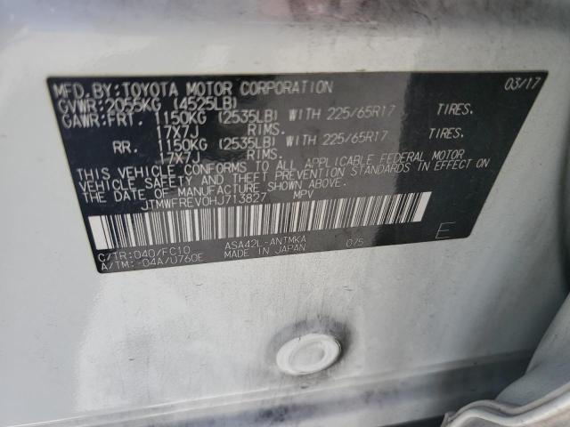JTMWFREV0HJ713827 Toyota Rav4 Xle