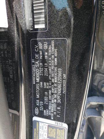 3KPF24AD6LE209669 KIA FORTE FE