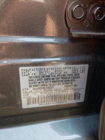 3N1AB8DV0LY250578 | 2020 Nissan sentra sr