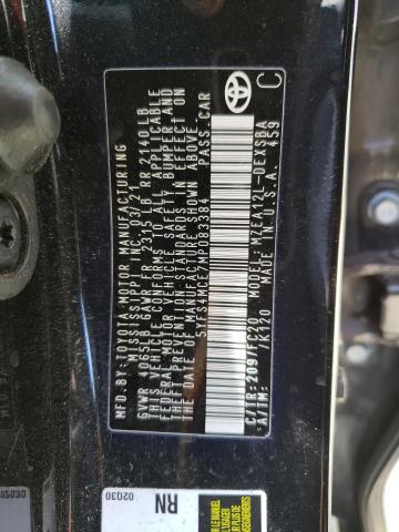 5YFS4MCE7MP083384 Toyota COROLLA SE