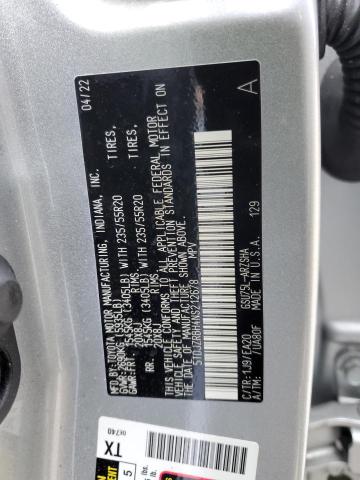 VIN 5TDJZRBH4NS212678 2022 Toyota Highlander, Xse no.12