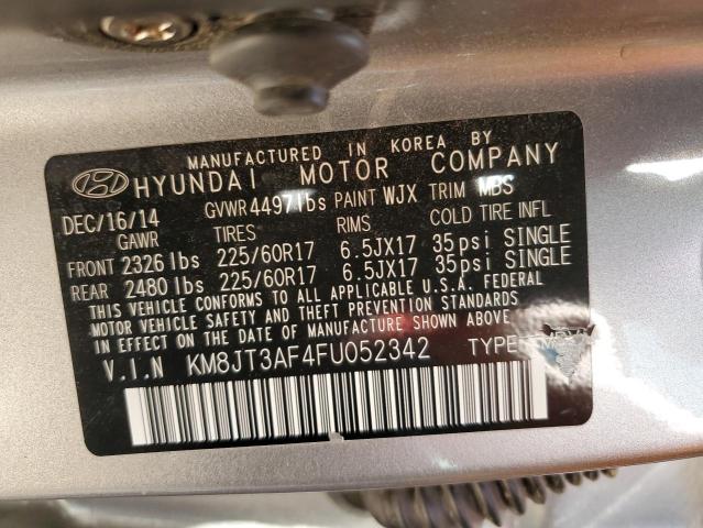 2015 HYUNDAI TUCSON GLS - KM8JT3AF4FU052342