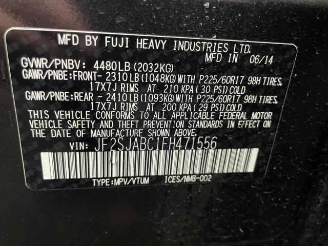 JF2SJABC1FH471556 Subaru Forester 2.5i