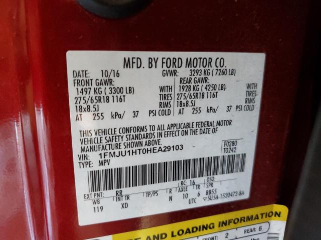 1FMJU1HT0HEA29103 Ford Expedition Xlt
