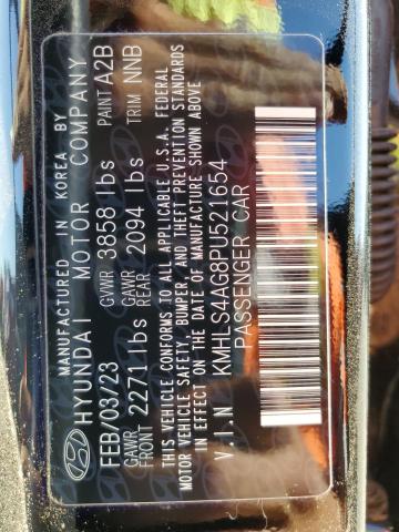 KMHLS4AG8PU521654 Hyundai ELANTRA SEL