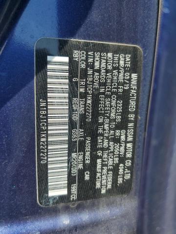 JN1BJ1CP1KW227270 Nissan Rogue Sport S