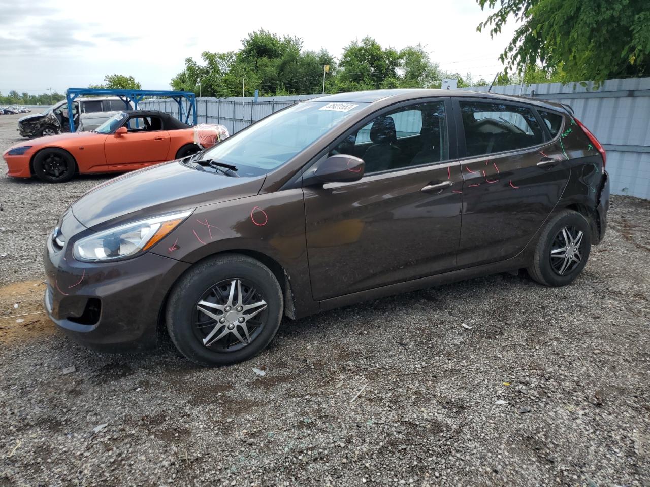 KMHCT5AE0FU223762 2015 Hyundai Accent Gs