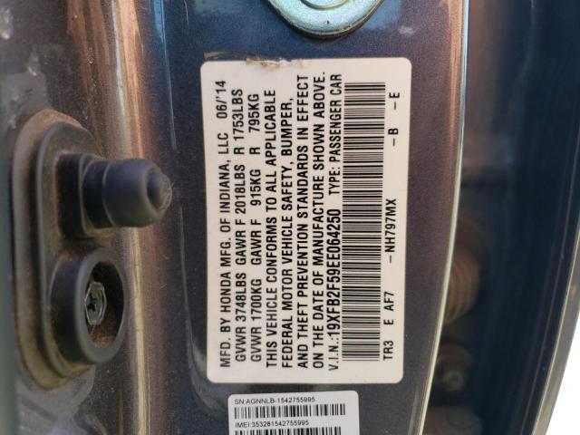 19XFB2F59EE064250 Honda Civic Lx