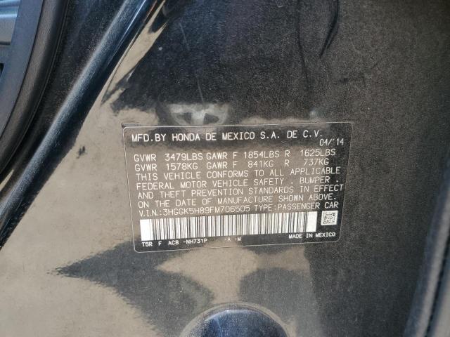 3HGGK5H89FM706505 Honda FIT EX