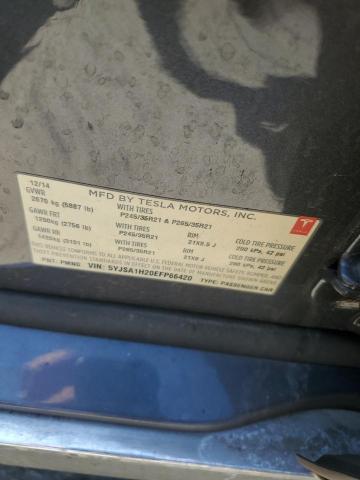5YJSA1H20EFP66420 Tesla MODEL S