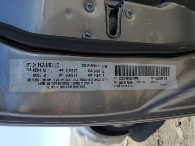 1C3CDFBB4GD679779 Dodge DART SXT
