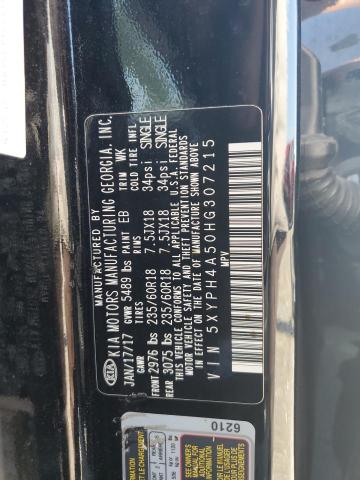 5XYPH4A50HG307215 KIA SORENTO EX