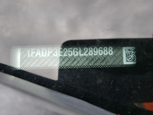 1FADP3E25GL289688 Ford FOCUS S