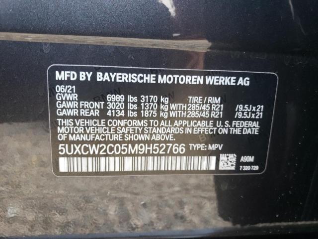 VIN 5UXCW2C05M9H52766 2021 BMW X7, Xdrive40I no.13