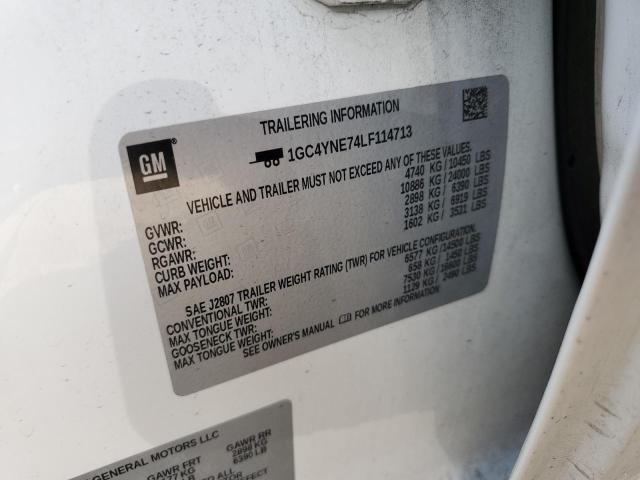 1GC4YNE74LF114713 Chevrolet Silverado K2500 Heavy Duty Lt