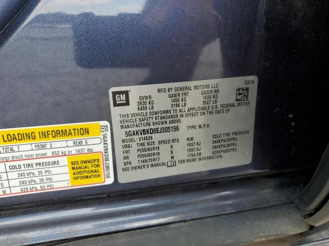 5GAKVBKD8EJ305156 Buick Enclave