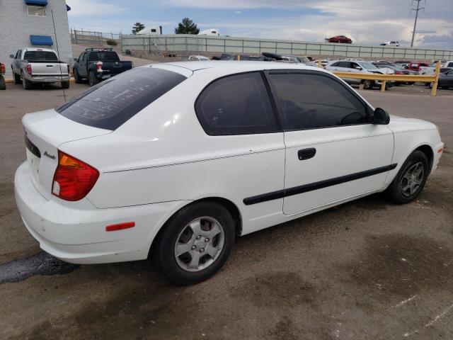 HYUNDAI ACCENT L 2004 white  gas KMHCF35C64U311491 photo #4