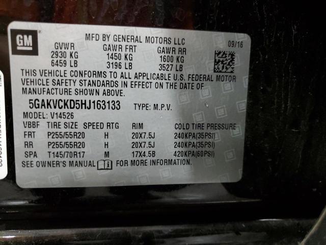 5GAKVCKD5HJ163133 Buick Enclave