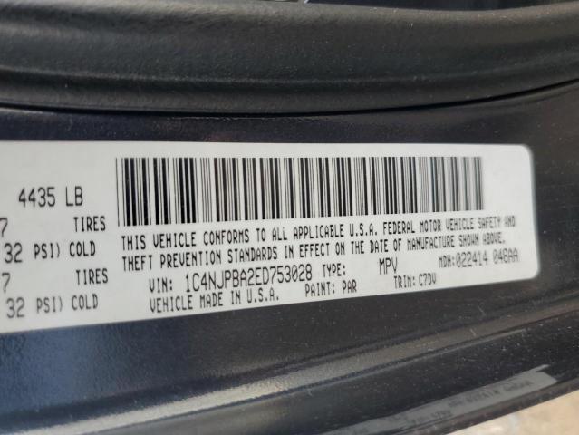 1C4NJPBA2ED753028 Jeep Patriot Sport