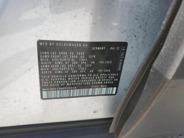 2022 VOLKSWAGEN ID.4 PRO - WVGJNPE29NP039379