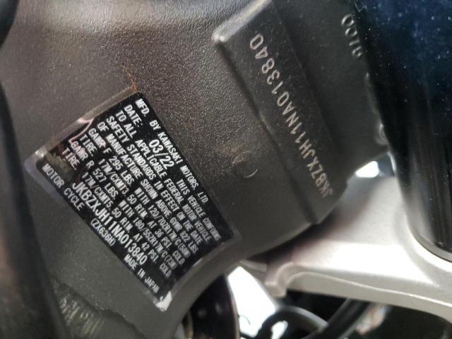 2022 KAWASAKI ZX636 K - JKBZXJH11NA013840