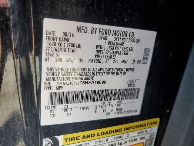 1FMJK1HT6HEA19696 Ford Expedition El Xlt