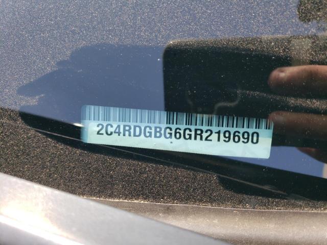 2C4RDGBG6GR219690 Dodge Grand Caravan Se