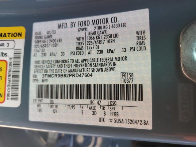 3FMCR9B62PRD47604 Ford Bronco Sport Big Bend