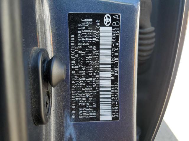 5YFBURHE7EP027436 Toyota COROLLA L