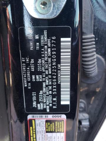 5XXG64J25NG091776 KIA K5 GT LINE