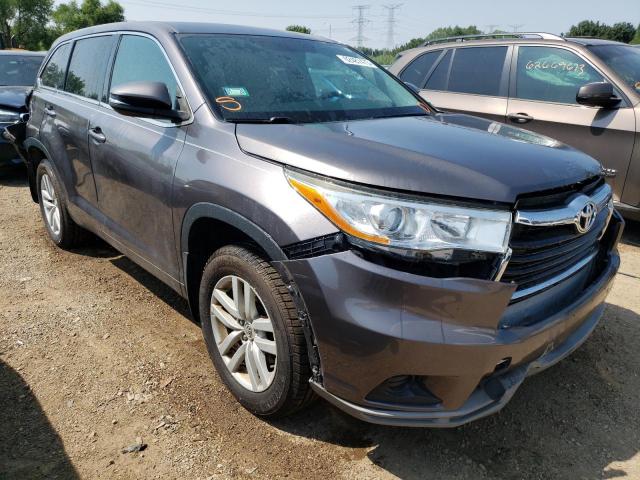 VIN 5TDBKRFH1ES043643 2014 Toyota Highlander, LE no.4