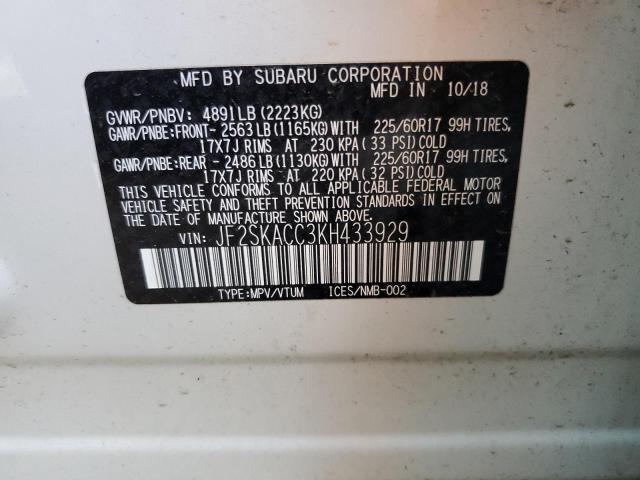 JF2SKACC3KH433929 Subaru Forester