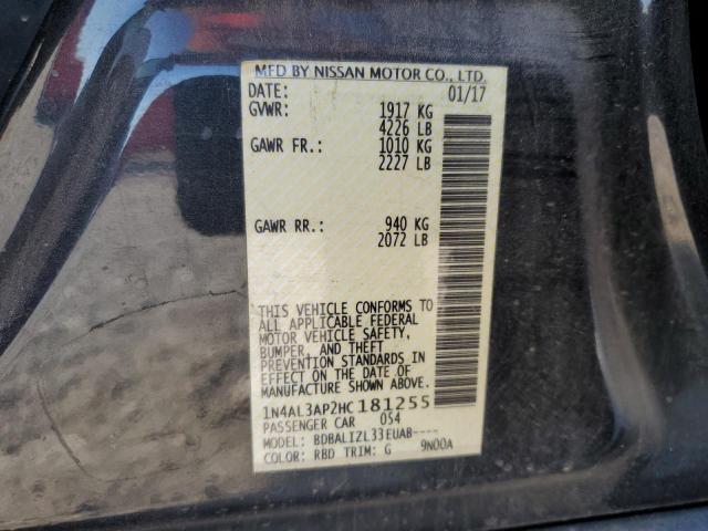 1N4AL3AP2HC181255 Nissan ALTIMA 2.5