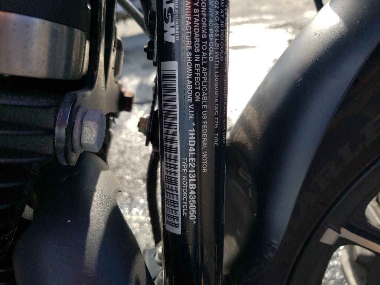 1HD4LE213LB435050 HARLEY-DAVIDSON XL883 N 2020