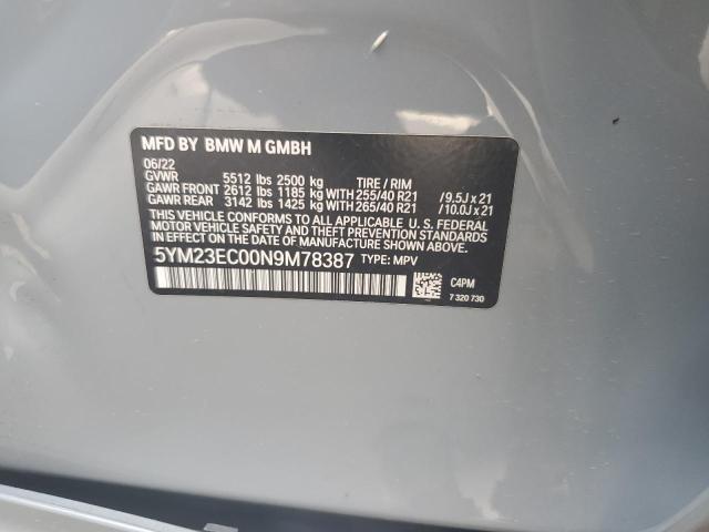 2022 BMW X4 M - 5YM23EC00N9M78387