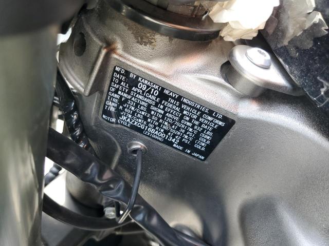 2011 KAWASAKI ZX1000 G - JKAZXCG16BA001342