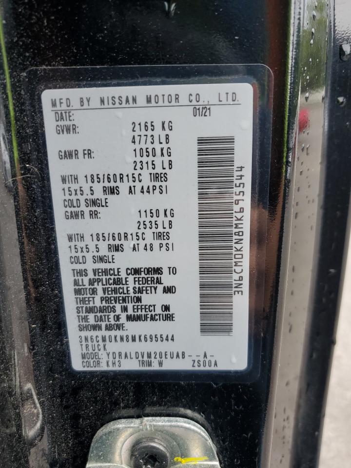 3N6CM0KN8MK695544 NISSAN NV 2021