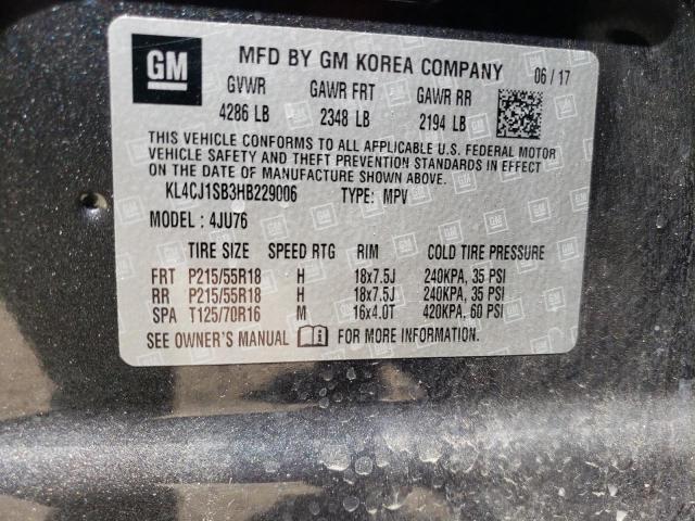 KL4CJ1SB3HB229006 Buick Encore Sport Touring