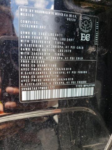 2023 VOLKSWAGEN TIGUAN SE - 3VV8B7AX1PM081777