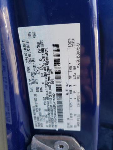 1FMCU0G75GUA18500 Ford ESCAPE SE
