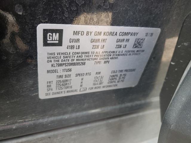 2021 CHEVROLET TRAILBLAZR KL79MPS20MB085268