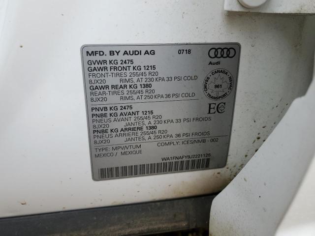 2018 AUDI Q5 TECHNIK - WA1FNAFY9J2221126