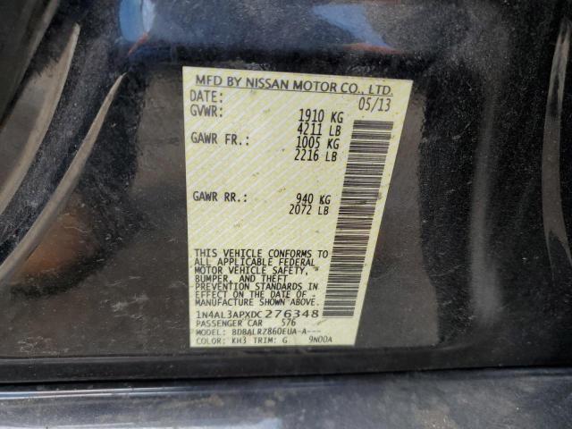 2013 Nissan Altima 2.5 VIN: 1N4AL3APXDC276348 Lot: 66529253