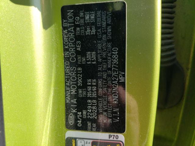 KNDJN2A27E7736840 KIA Soul